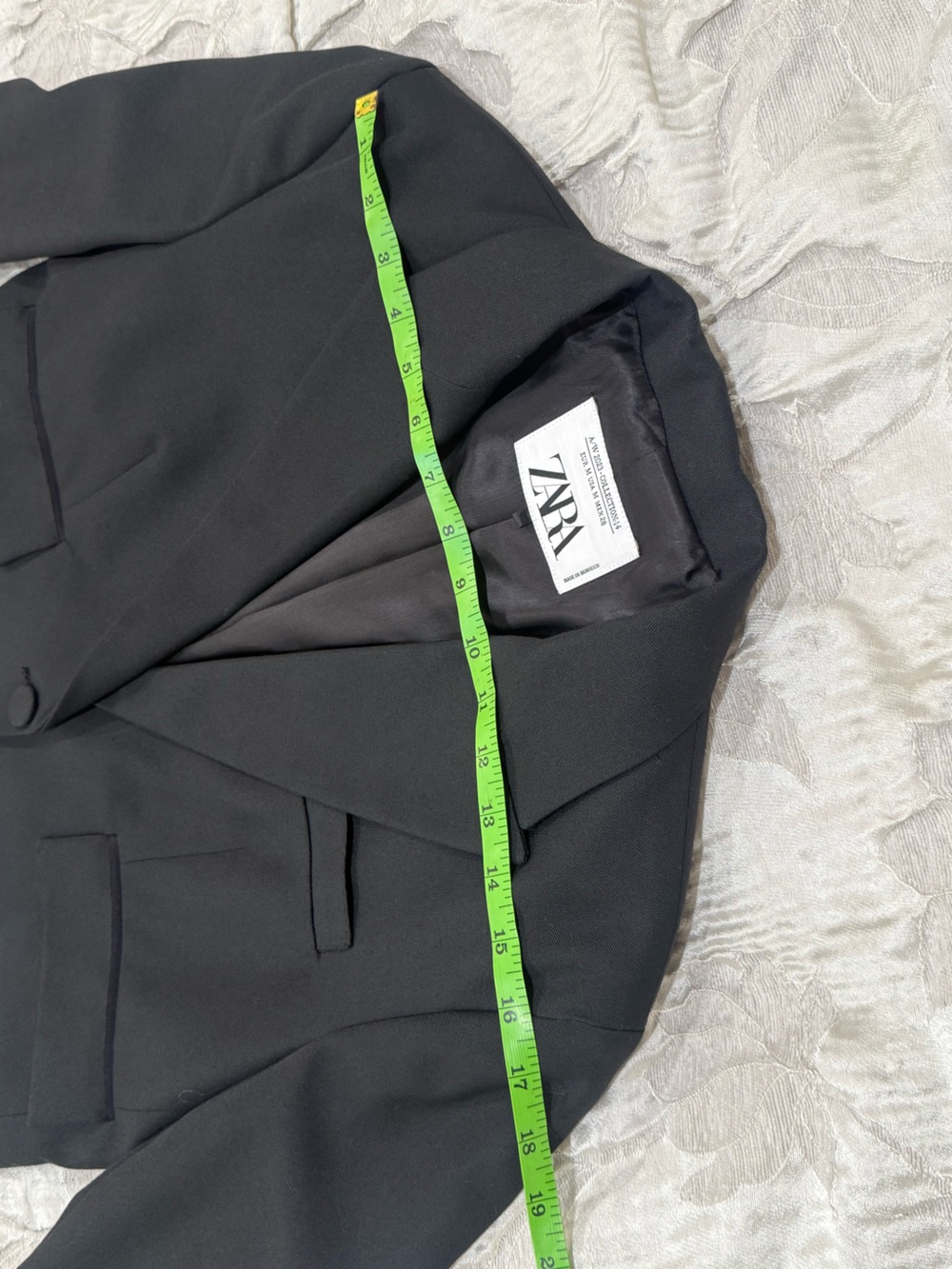 Cropped blazer - Picture 7 of 9